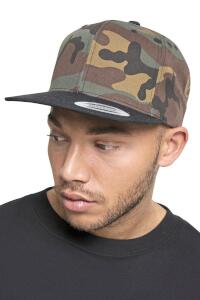 Produktfoto Flexfit Camouflage Basecap mit flachem Schirm