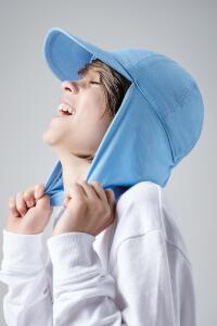 Produktfoto Beechfield Junior Kinderkappe mit Nackenschutz